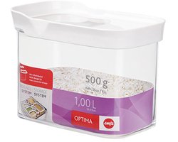 OPTIMA vershouddoos met schenkdeksel. rechthoekig. 1.0 L