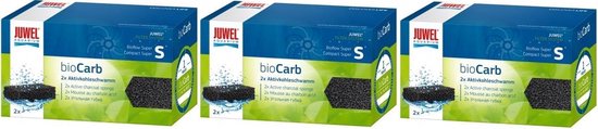 Foto: Juwel biocarb s kool super compact zwart 3 stuks