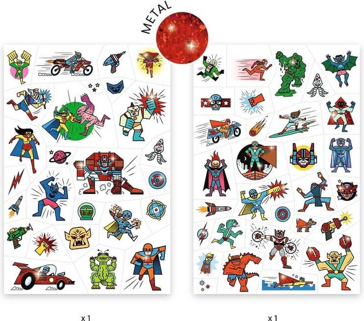 Djeco Tatoeages: Superhelden