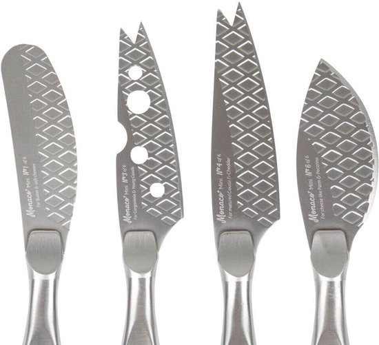 Boska Mini Monaco + - Set de couteaux à fromage - pour tous les fromages - 4 pièces
