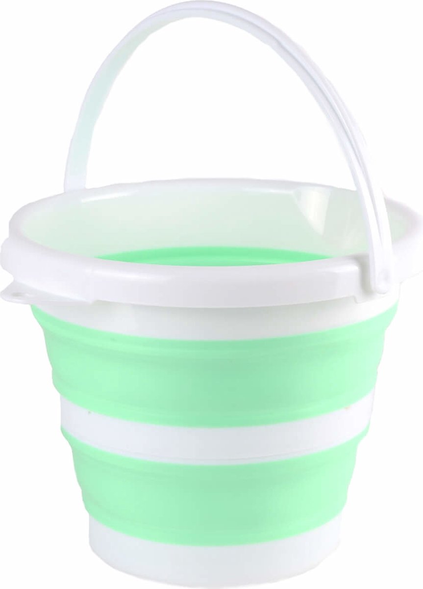 Goedkoopste Benson opvouwbaar emmer groen 5L - camping / handwas afwasteil