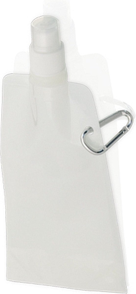 Witte waterfles zak met haakje