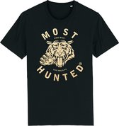 Most Hunted Tijger Claw - Unisex T-shirt - Zwart-Goud - Maat XXL