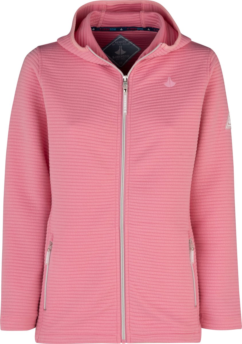 BJØRNSON Noorra Sweatvest Dames 4 Seizoenen Hoodie – Fuchsia Roze