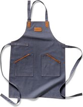 Boretti BBQ Schort - Meteen duidelijk wie er kookt - Het schort is in 1 maat verkrijgbaar - Gemaakt van een hoogwaardige stof en heeft een kwalitatieve afwerking - 100% Katoen - Voorzien van extra lange ceinturen dus past iedereen - Met 2 zakken