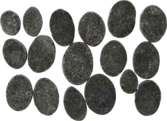 Happy Stone Schijfjes Donker - Stenen Schilderen - Kinderen - Volwassenen - 3-6 cm - Schilderbare Keien - Beach Pebbles