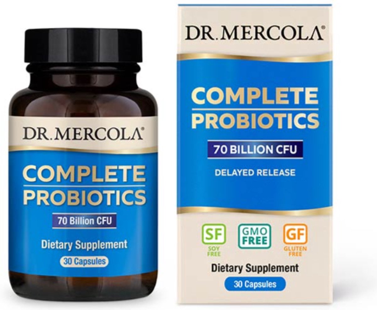 Goedkoopste Dr. Mercola - Complete Probiotics - 70 miljard CFU's - 30 capsules - Voedingssupplement - Probiotica