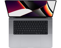 MacBook Pro 16-inch | M1 Max 10-core CPU | 24-core GPU | 32GB werkgeheugen | 1TB SSD | Spacegrijs | NL Qwerty