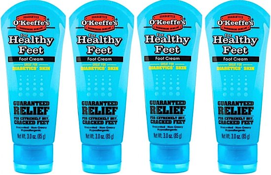 O Keeffe s Healthy Feet Voetencreme tube 85ml 4 pak bol