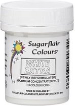 Sugarflair Max Concentrate Paste Colour - Voedingskleurstof - Wit - 42g
