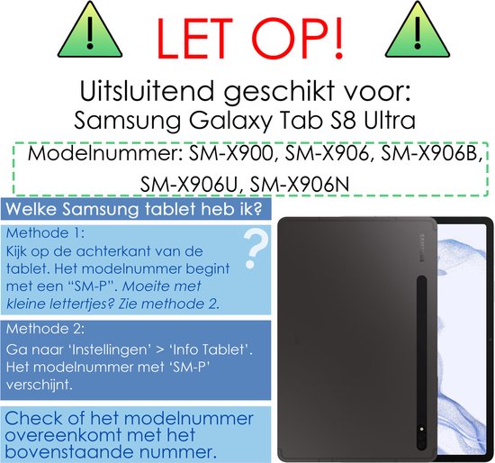 Samsung Galaxy Tab S8 Ultra Cover Case Hard Cover With S Pen Cutout Cover Book Case Don't Touch Me