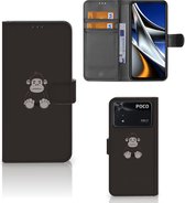 Telefoonhoesje Xiaomi Poco X4 Pro 5G Wallet Book Case Verjaardagscadeau Gorilla