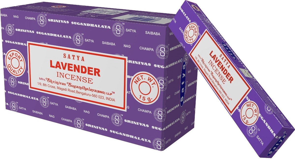 Wierook Satya Lavender - 15 g - (12st.) - L