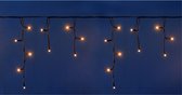 Ijspegelverlichting lichtsnoeren met 500 warm witte lampjes 20 x 0,35 meter - Kerstverlichting