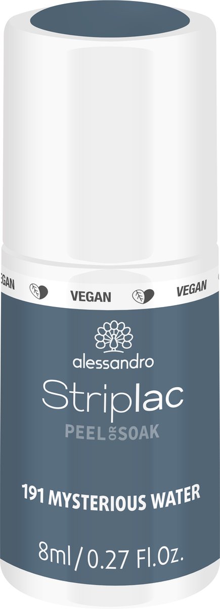 Goedkoopste Alessandro Striplac Peel or Soak - 191 Mysterious Water - Gel Nagellak - 8 ml