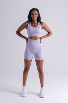 Mives® Sportlegging en Top - Yoga - Fitness set - Scrunch Butt - Dames Legging - Sportkleding - Fashion legging - Broeken - Gym Sports - Legging Fitness Wear - High Waist - SERING PLANT KLEUR - maat L -SHORT & BRA