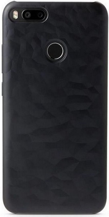 Xiaomi Origineel PC Textured Back Cover voor Xiaomi Mi A1 Zwart