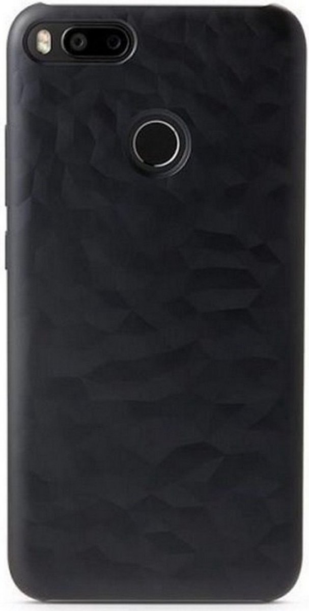 Xiaomi Origineel PC Textured Back Cover voor Xiaomi Mi A1 - Zwart