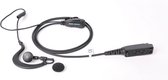DerComms® Oorhanger headset voor Sepura SPB, STP en SC serie portofoon