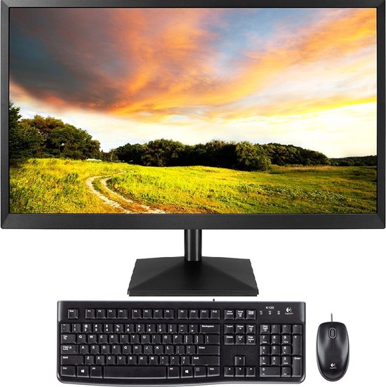 ALL-IN-ONE-PC / 24" HD Desktop Computer Compleet - 500GB SSD - 16GB - WIFI/Bluetooth - 2x HDMI - Windows 11