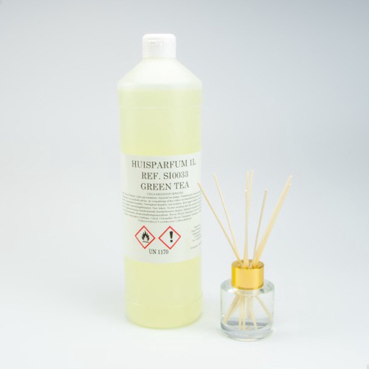 Elaut Products - Huisparfum navulling / spray - 1L - GROENE THEE - GREEN TEA