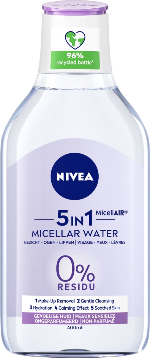 NIVEA Essentials Sensitive & Micellair Water ml bol.com