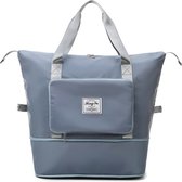 Opvouwbare Handbagage Reistas – Opvouwbaar Tot 28 x 18 cm – Blauw