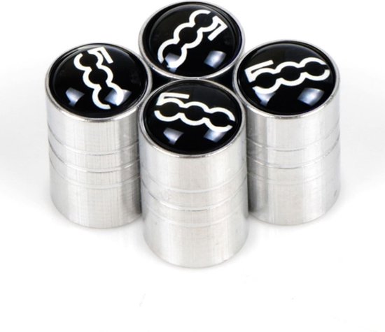 4 stuks Auto Ventieldopjes Bandluchtkapjes Stofkap, voor Fiat 500 Abarth Accessoires,B
