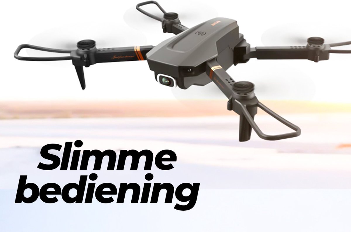 Drone met 4K Camera - Quad Drone 4K HD Dual Camera - Inclusief Accessoires - 2 Gratis Reserve Batterijen