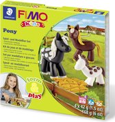FIMO kids 8034 - ovenhardende boetseerklei - Form&Play set "Pony"