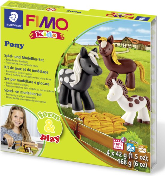 Laissez votre enfant réaliser des licornes avec ce kit Fimo Kids !