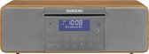 Sangean - DDR-47BT, digitale radio, CD, DAB+, BT, houten cabinet
