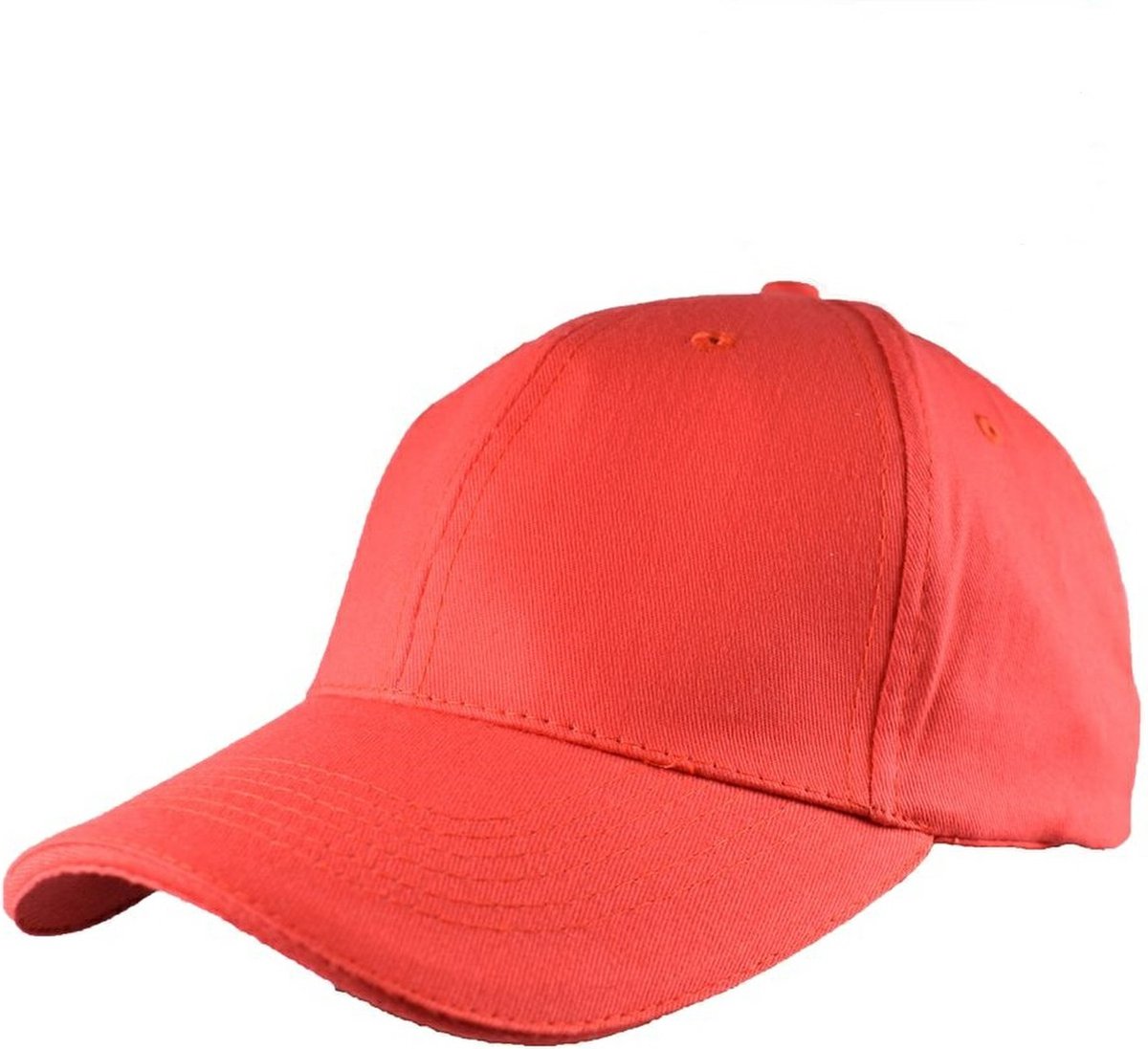 Benza - Katoenen Soft Brushed Cap – 5 Panel - Rood
