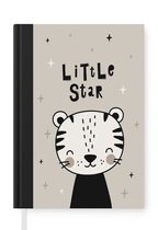 Notitieboek - Schrijfboek - Little star - Kinderen - Spreuken - Quotes - Kids - Baby - Notitieboekje klein - A5 formaat - Schrijfblok