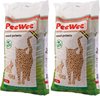 Peewee Wood Pellets Cat Litière pour chat - 2 x 9 kg (18 kg, 28l)