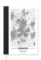 Notitieboek - Schrijfboek - Stadskaart Eindhoven - Notitieboekje klein - A5 formaat - Schrijfblok - Plattegrond