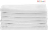 Makian Hydrofiele Luiers - hydrofiele doeken 80x80cm - Set van 6 - wit