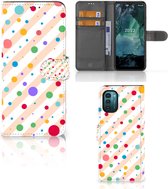 GSM Hoesje Nokia G11 | G21 Flip Cover Dots