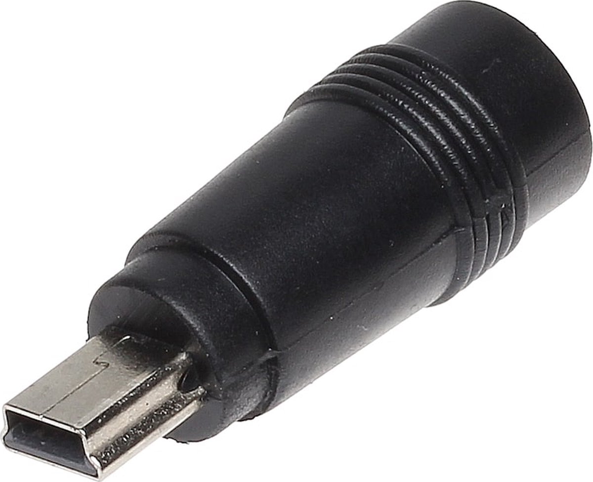 WL4 ADR-55-MINI-USB-B adapter voor mini USB-B naar 5.5mm voeding jack
