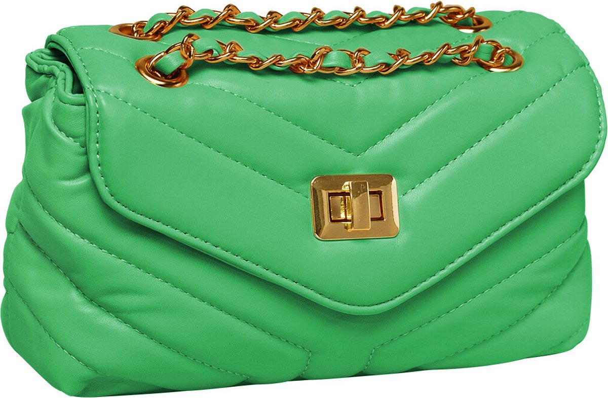 Yehwang - Schouder/Crossbody Tas - Chic - Groen