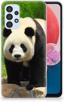 Bumper Hoesje Geschikt voor Samsung Galaxy A13 4G Smartphone hoesje Panda
