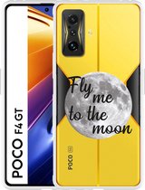 Xiaomi Poco F4 GT Hoesje Fly me to the Moon - Designed by Cazy