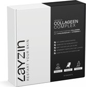 LAYZIN Verisol Collageen Complex Poeder - Collageen - Glow skin - 5000 mg Collageen + Hyaluronzuur + Vitamine C – Stimuleert Huid Elasticiteit, Vermindert Rimpels & Fijne Lijntjes, Bevordert Haar & Nagels – Halal – 30 Zakjes