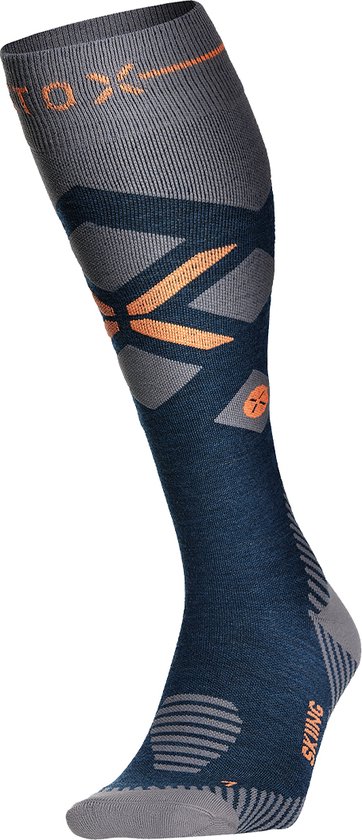 STOX Energy Socks Skisokken Voor Mannen Premium Compressiesokken Ski Sokken Van Merinowol Geen Koude Voeten Kramp Snowboard 590717091