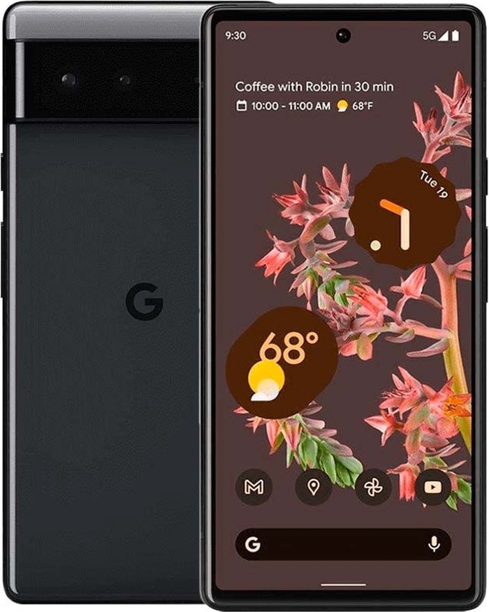 Google Pixel 6 - 128GB - 5G - (Zwart) (6.4 inch)