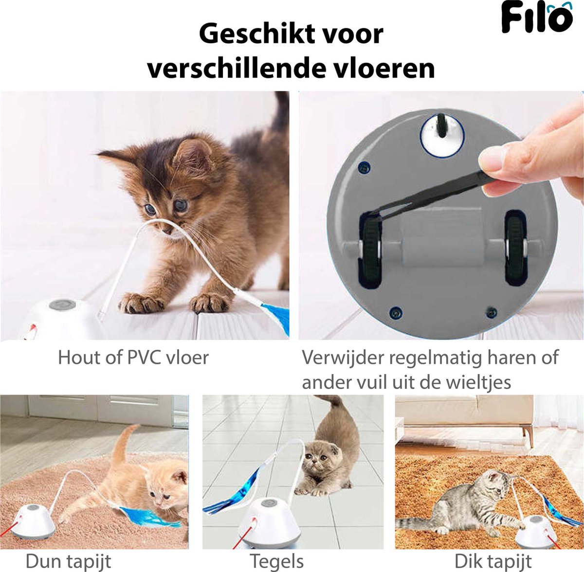 A-Motions Filo Elektrisch Kattenspeelgoed met Laser thumbnail 6