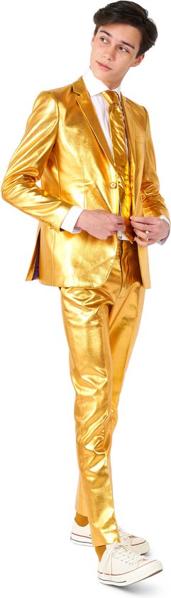 OppoSuits TEEN BOYS Groovy Gold Tiener Verkleedpak Gouden Pak opposuits-teen-boys-groovy-gold-tiener-verkleedpak-gouden-pak