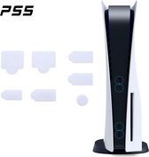 PS5 Siliconen Stof Pluggen - Set 7 stuks - USB Interface - Anti-stof kap Cover Voor PS5 Cover Stopper Game Console Accessoires Voor Playstation 5