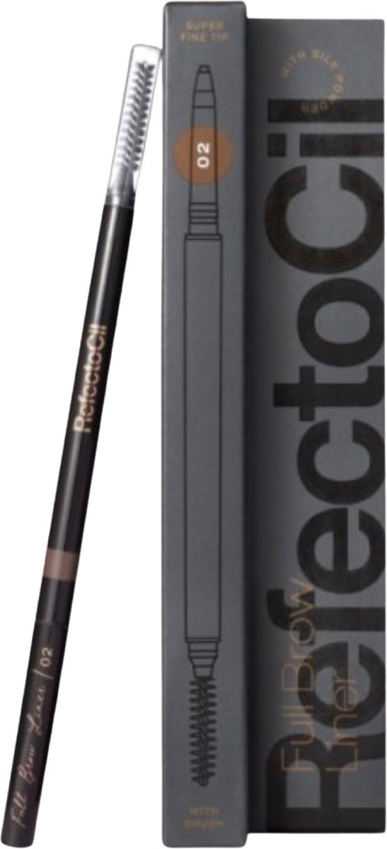 RefectoCil - Full Brow Liner - Wenkbrauwpotlood - Wenkbrauw Styling - Pencil - Make Up - Professional - 02 Medium - 1 Stuk