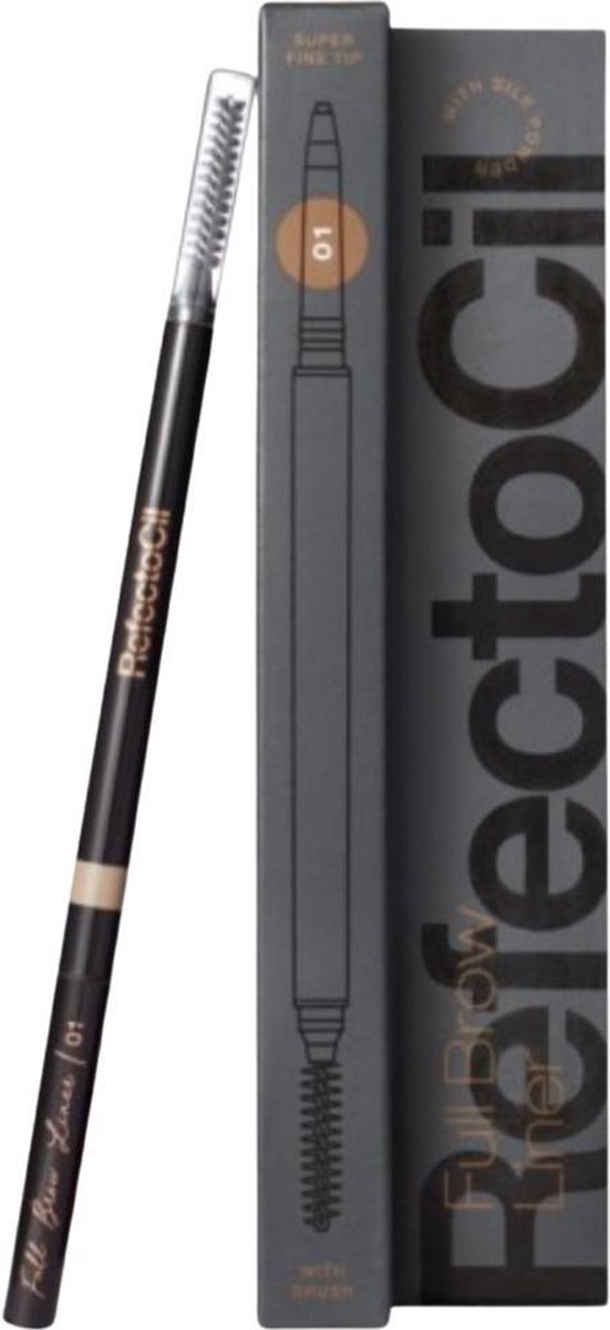 RefectoCil - Full Brow Liner - Wenkbrauwpotlood - Wenkbrauw Styling - Pencil - Make Up - Professional - 01 Licht - 1 Stuk
